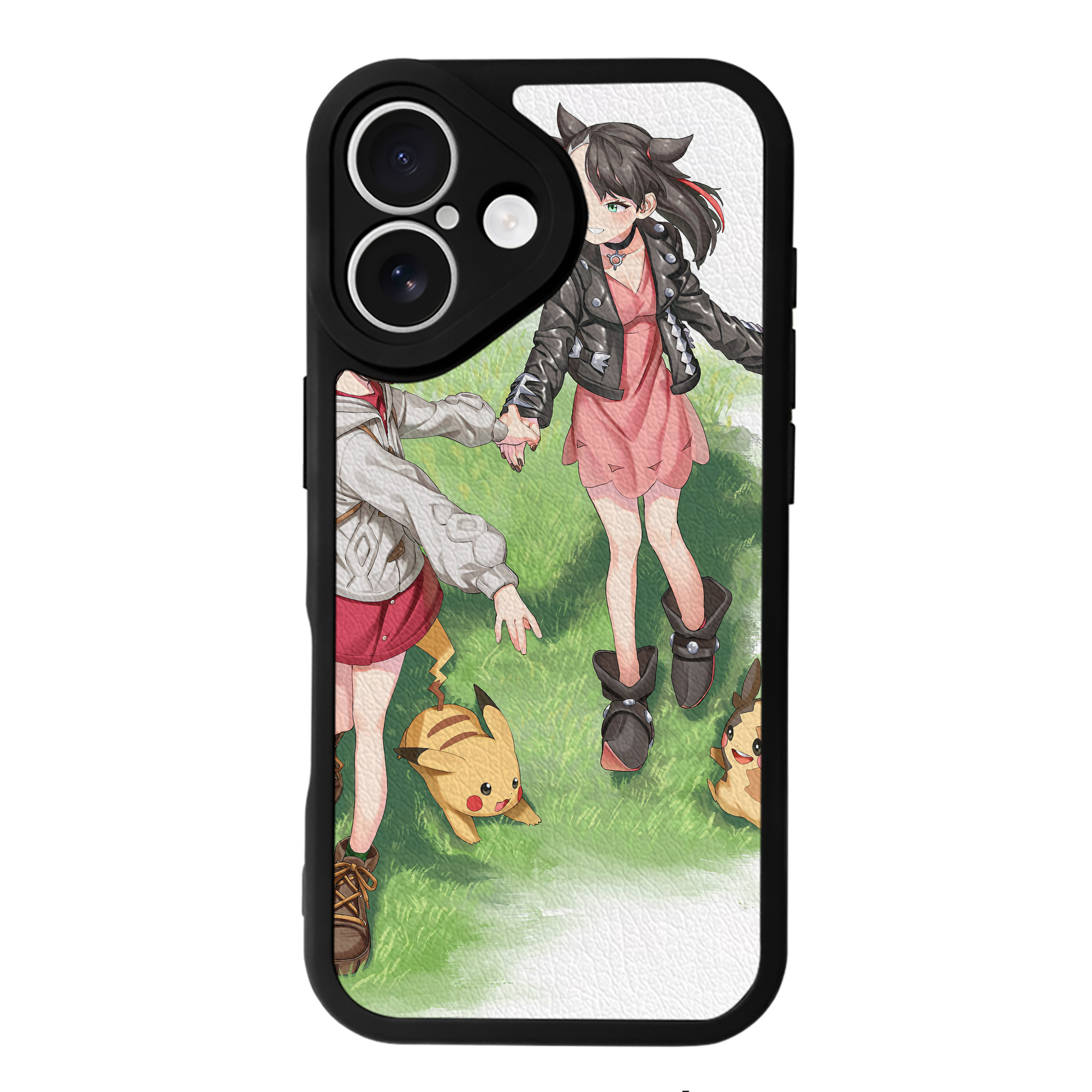 （画像用） ポケットモンスター Pokémon 【iPhone 16シリーズ対応】シリコンスマホケース（レザー調） 材質：シリコン